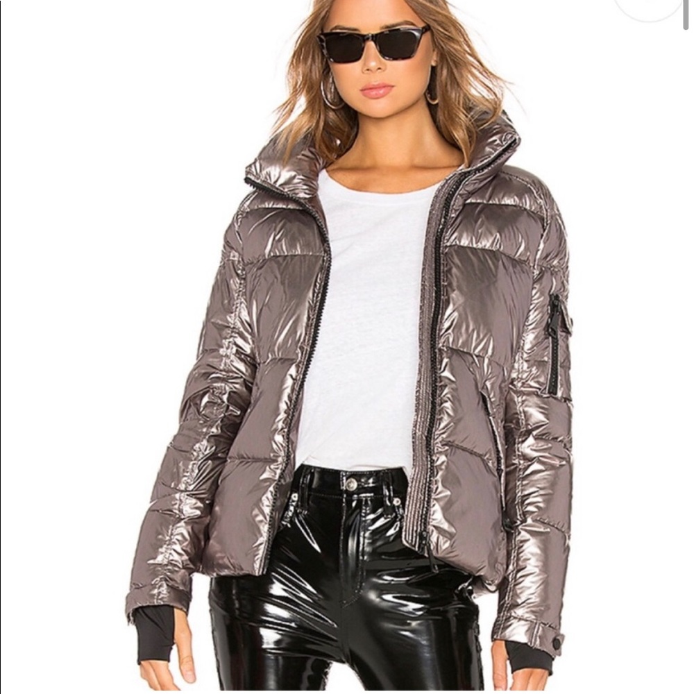 Sam Freestyle Down Jacket In Silver - image 1